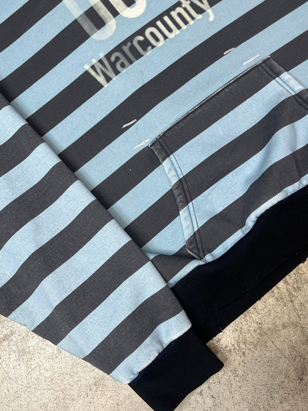 001 Striped Convict Hoodie